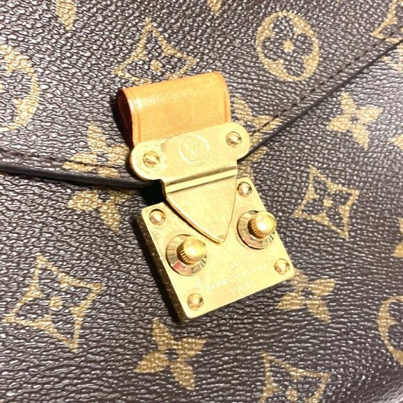 LOUIS VUITTON M40780 Monogram Pochette MetisMM 2WAY Shoulder Bag Hand Bag - Picture 16 of 16